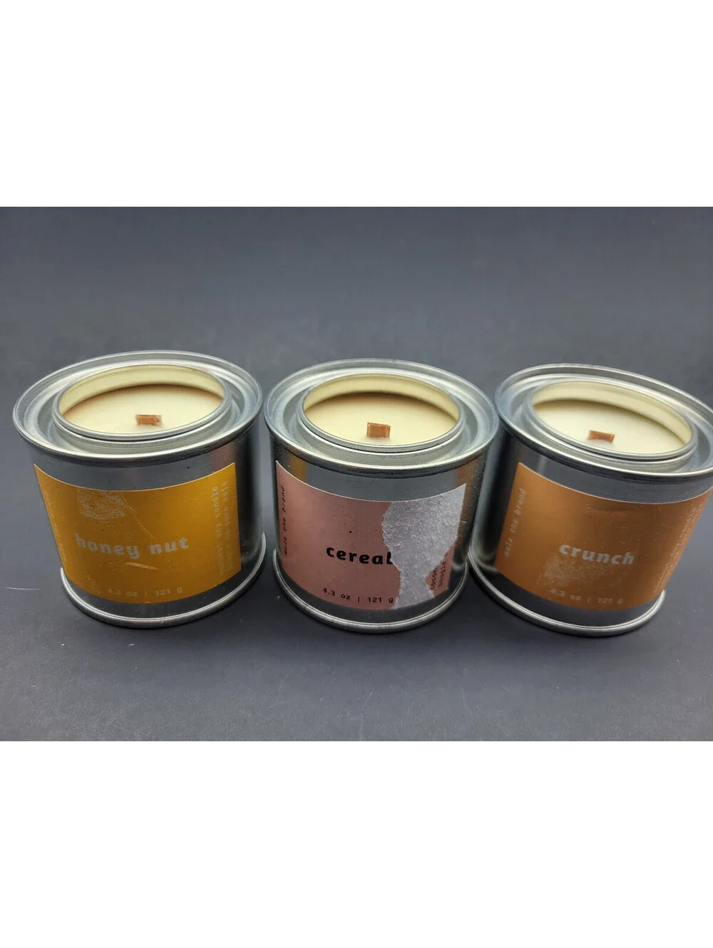MALA Lot of 3  SOY Candles Cereal, Crunch, & Honey Nut Scented  ** READ **